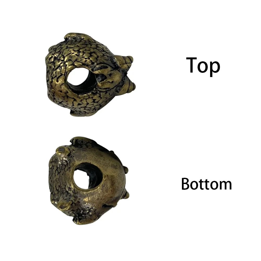 EDC нож бусины для улицы DIY инструменты латунь пиранья ремешок подвески брелоки