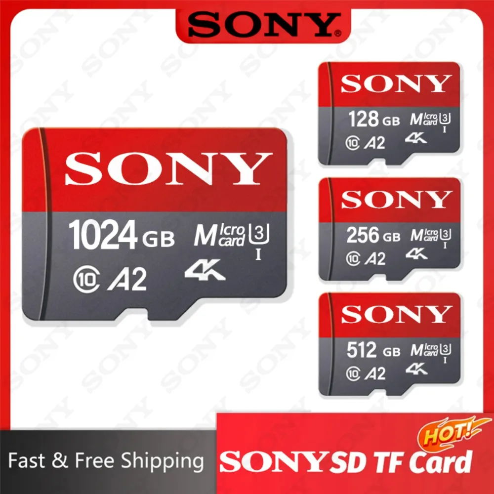 SONY Micro SD карта памяти U3 A2 Class 10