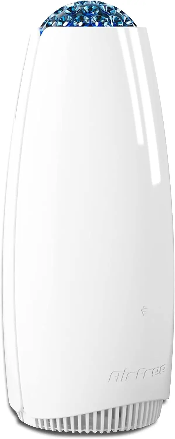 

Filterless Air Purifier for Bacteria, Viruses, Mold and allergens Requires No Filter, Fan, or Humidifier - Small, White