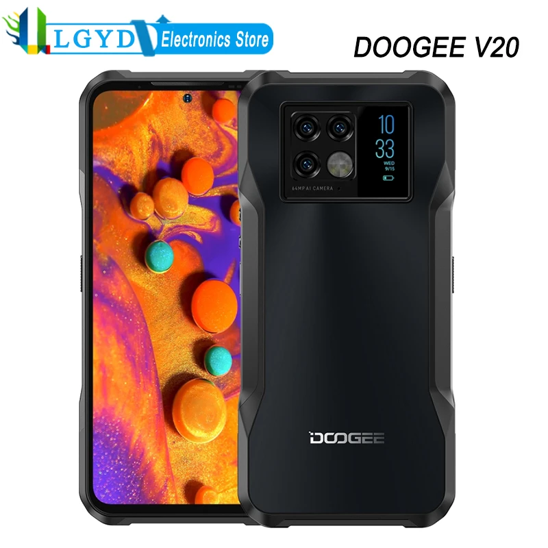 Najtaniej DOOGEE V20 Dual 5G Rugged Phone 8GB RAM 256GB ROM IP68/IP69K Waterproof Android 11.0 Dimensity 700 Octa Core Up To 2.2GHz NFC Ceny DOOGEE V20 Dual 5G Rugged Phone 8GB RAM 256GB ROM IP68/IP69K Waterproof Android 11.0 Dimensity 700 Octa Core Up To 2.2GHz NFC