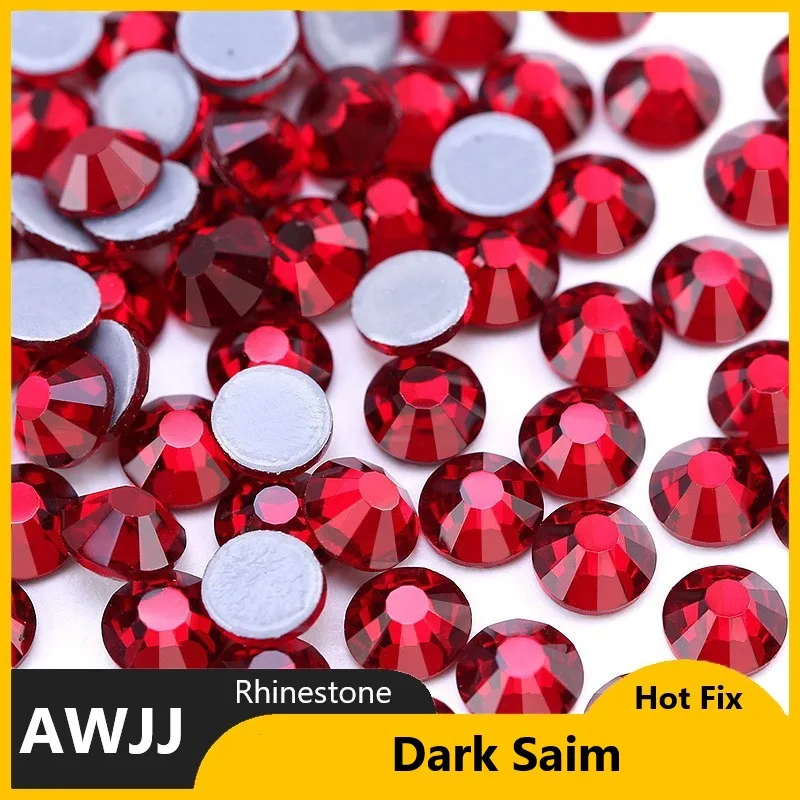 Φ 42 цвета Crystal AB Better DMC горячая фиксация стеклянные стразы