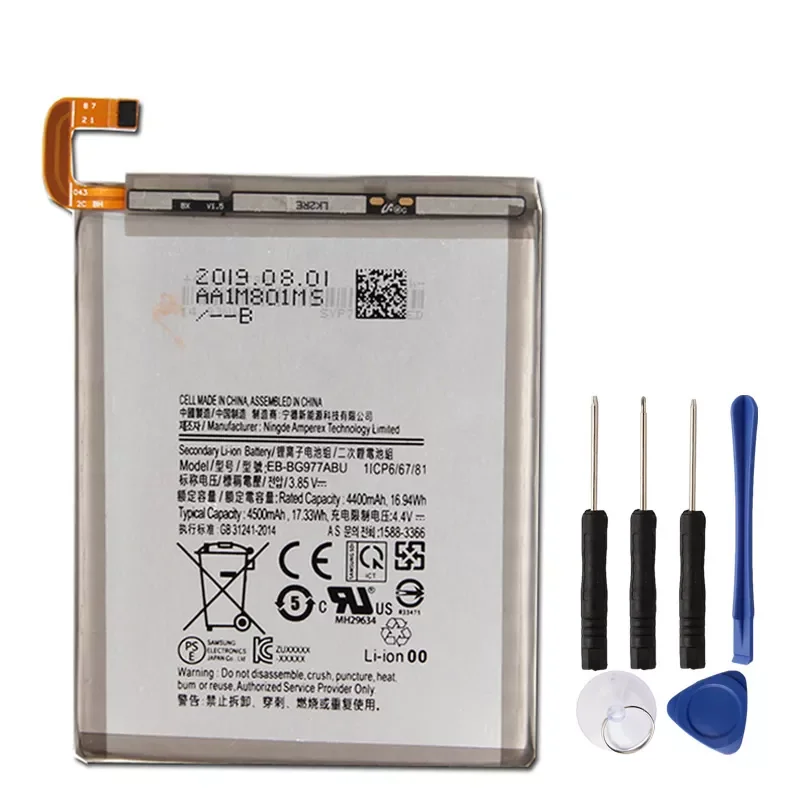 

Запасная аккумуляторная батарея для Samsung GALAXY S10, телефон версии S10, аккумуляторная батарея 4500 мАч