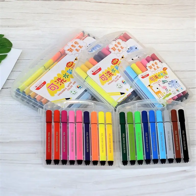 Watercolor Pen Student Stationery Water Color Crayons 053