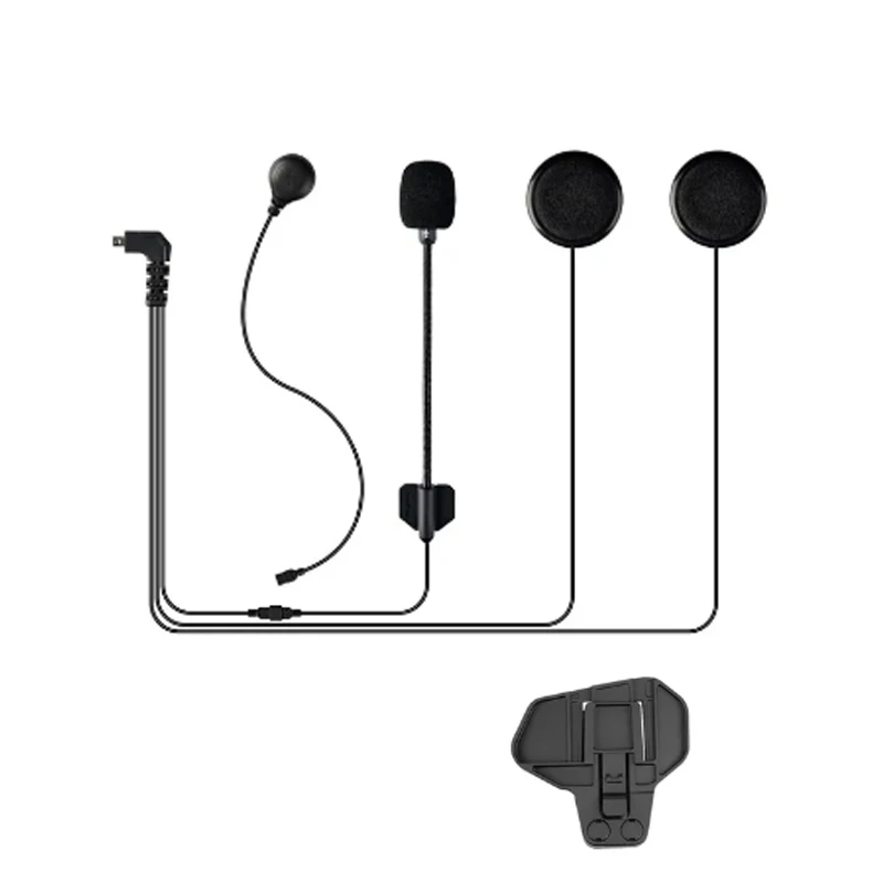 

1 шт., 5-контактный 2 в 1, наушники и жесткий/мягкий микрофон для Freedconn R1/R1 Plus, зажим на выбор