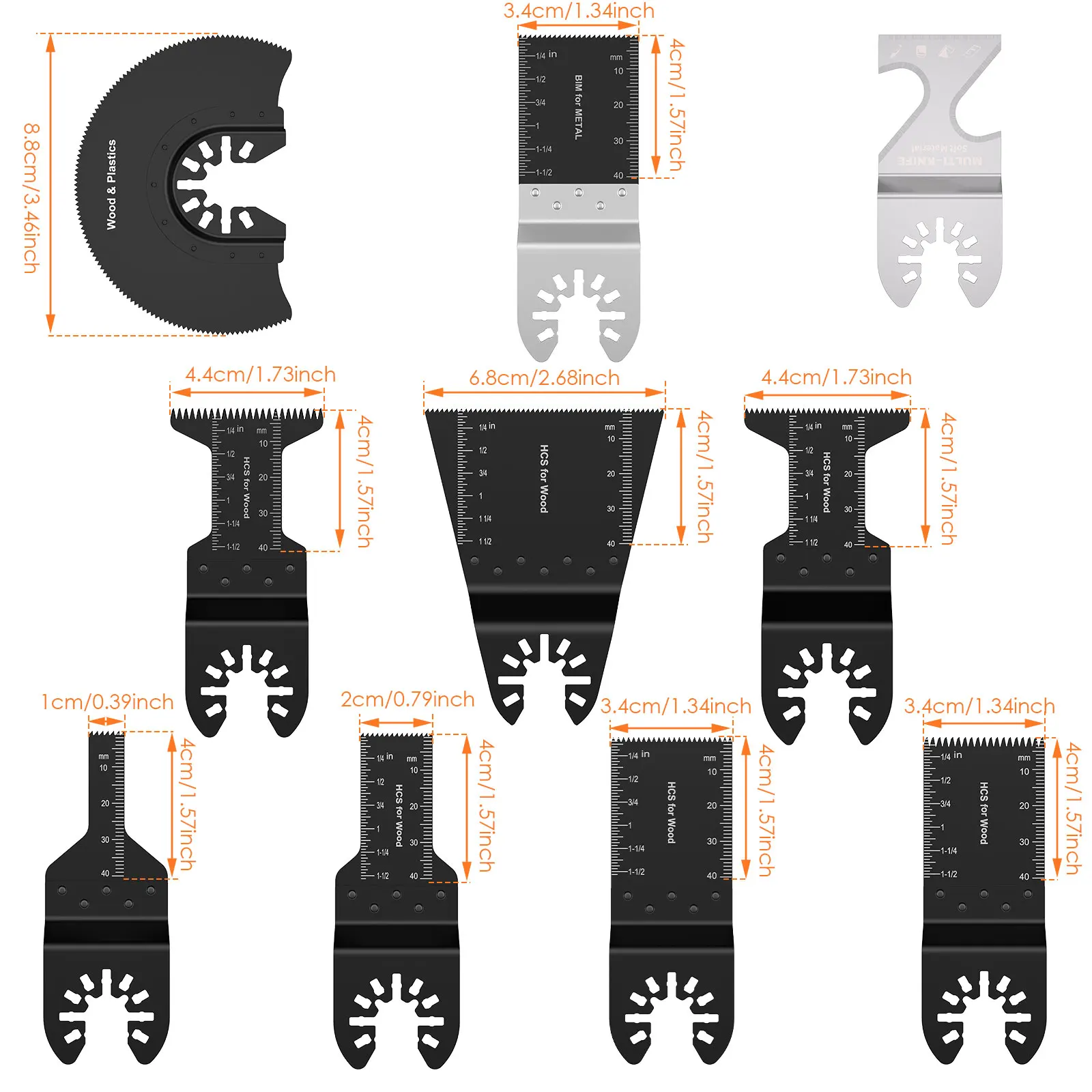 

Тоор ise многофункциональные пильные полотна биметаллические для нержавеющей стали 8/10 шт.