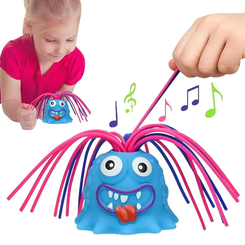 

Милые игрушки на Хэллоуин Кричащие животные вытягивают волосы детская головоломка Веселая снимающая стресс вентиляция новый и уникальный подарок для детей