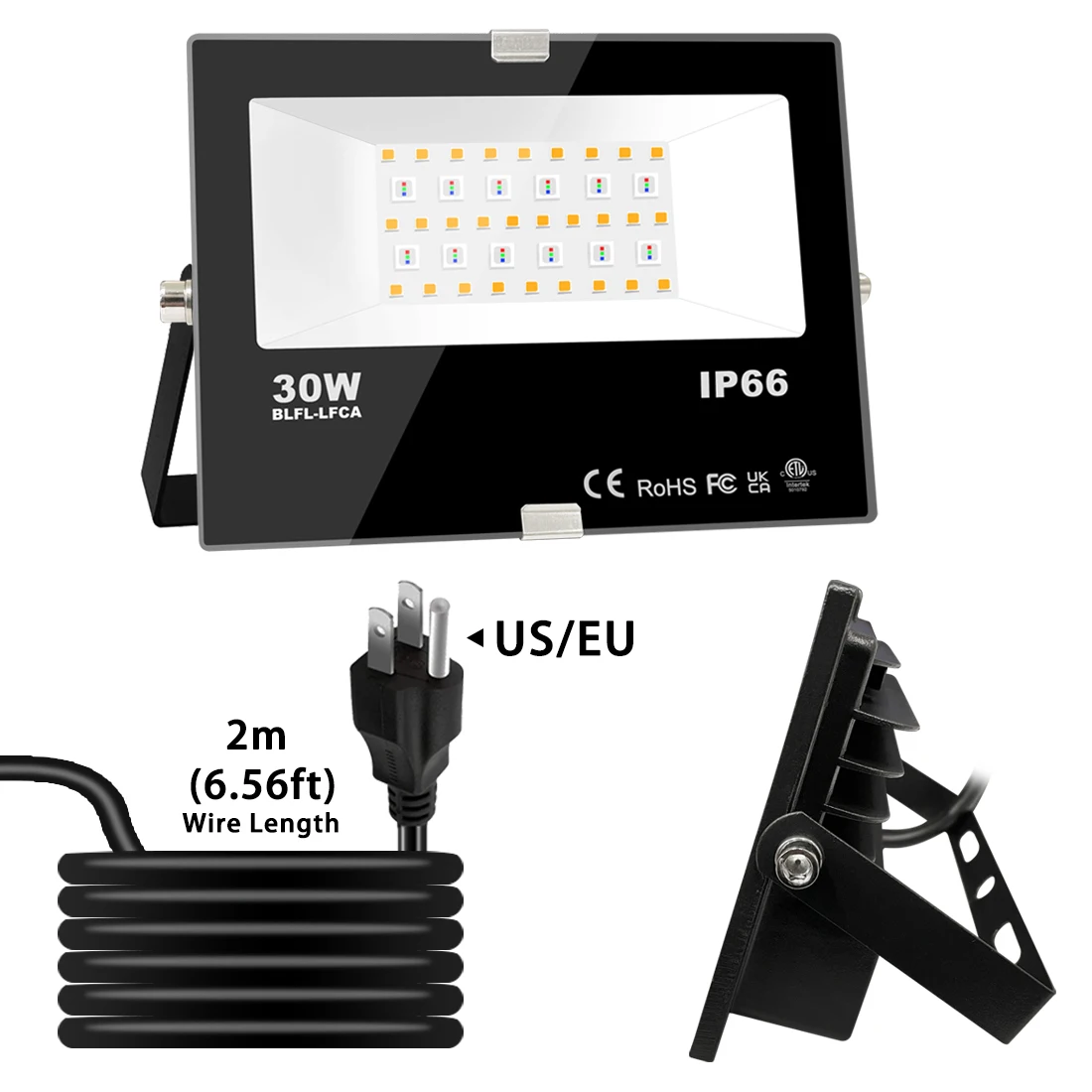 RGB светодиодный прожсветильник Тор 30 Вт, Bluetooth, уличный умный прожсветильник Тор 110 В, 220 В, IP66, водонепроницаемый, цвет меняющийся прожектор с... (art.: 7b14efbe3) - 7b14efbe3