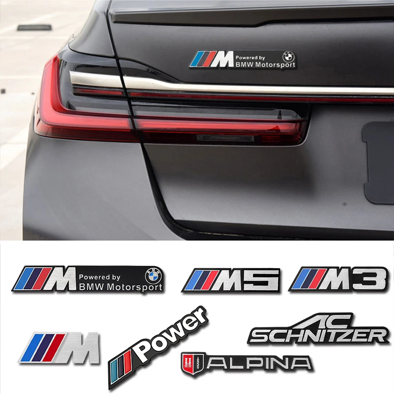 M Power Emblem Автомобильная наклейка Украшение Аксессуары Персонализированные
