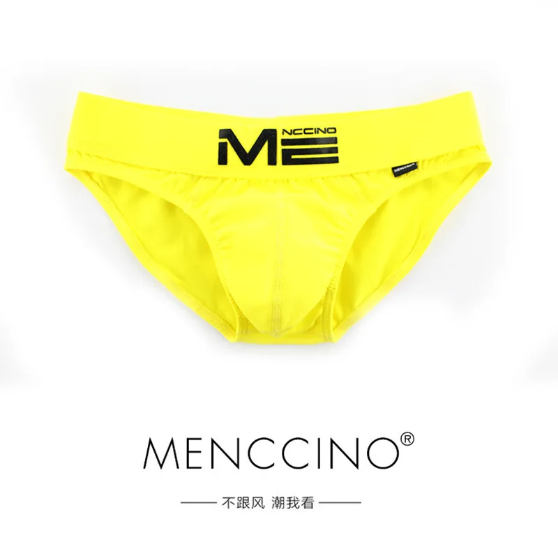 Low Waisted Young Men's Underwear Sexy Convex Pouch Briefs Trendy Tight Summer Pure Cotton Sports Breathable Lingerie Shorts New