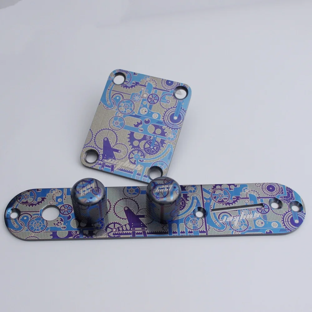 GUYKER электрогитара из титанового сплава механическая ручка контрольной пластины