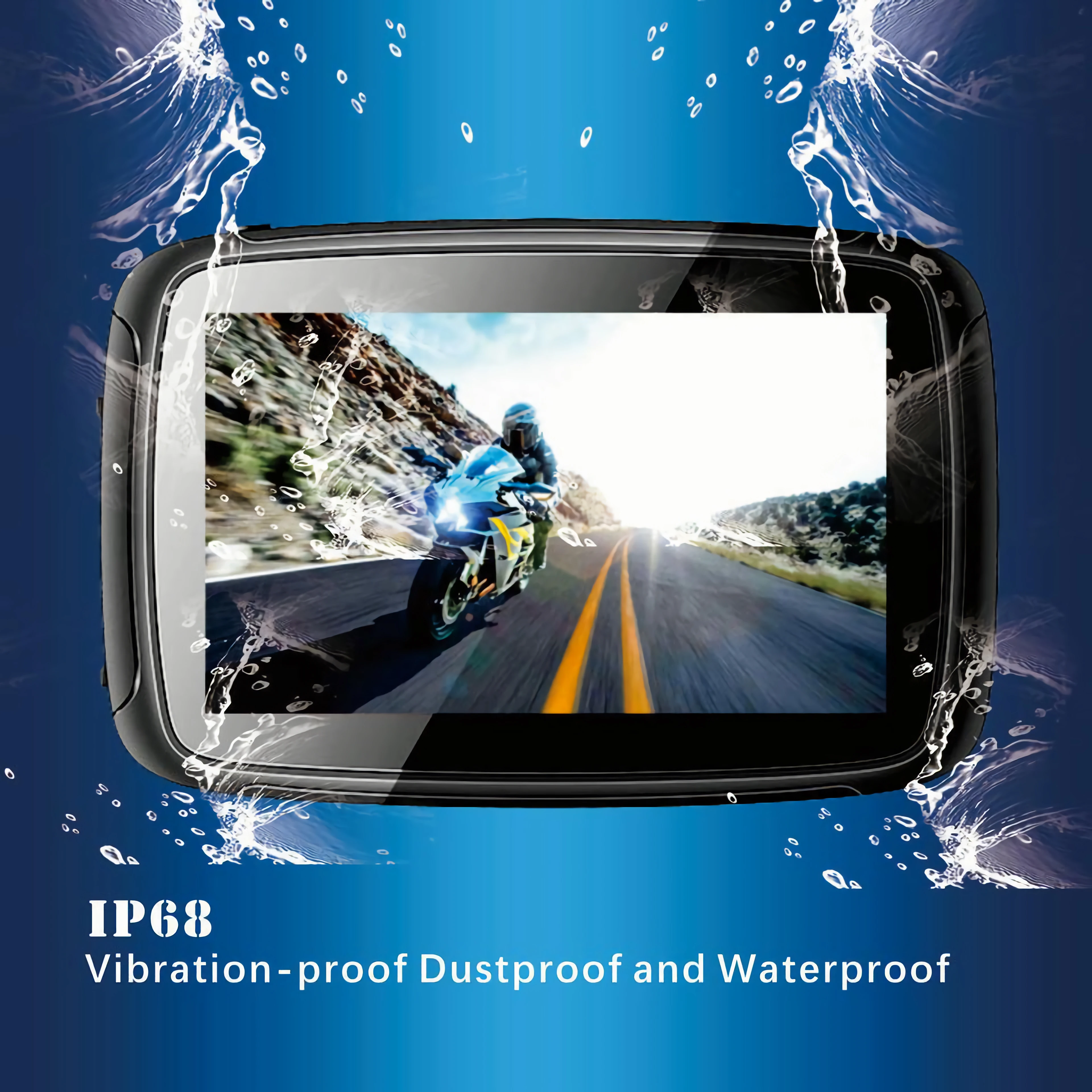 

5 inch IP68 Universal Wireless Carplay Android Auto Linux Portable Car Radio CarPlay Popular