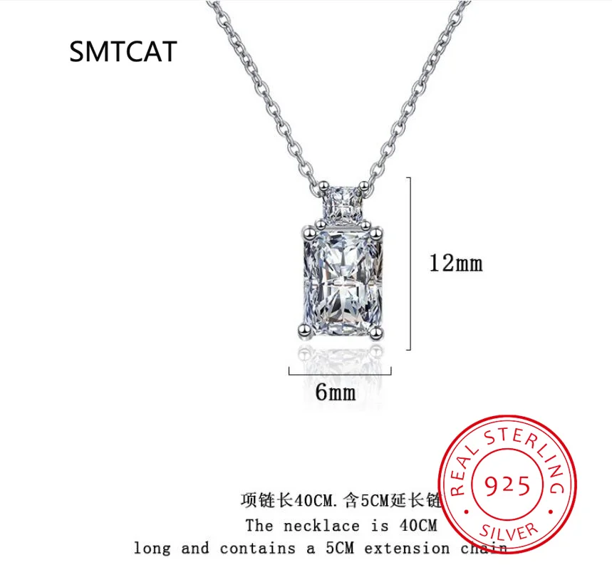 Изумрудная огранка небесно-голубой топаз сапфир стерлинговое серебро 925 пробы