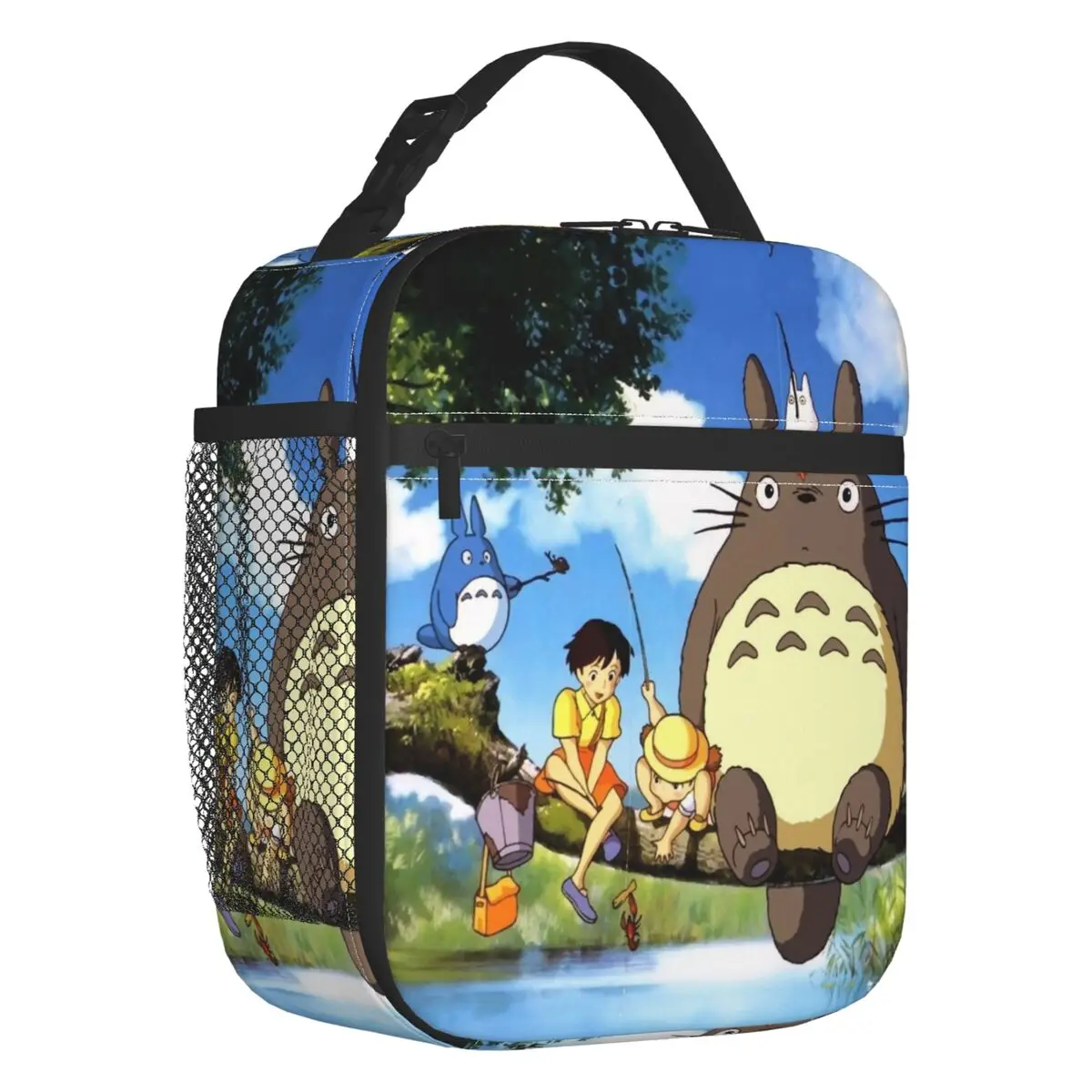 My Neighbor Totoro Studio Ghibli Anime Insulated Lunch Bags for Outdoor Picnic Miyazaki Hayao Portable Cooler Thermal Lunch Box