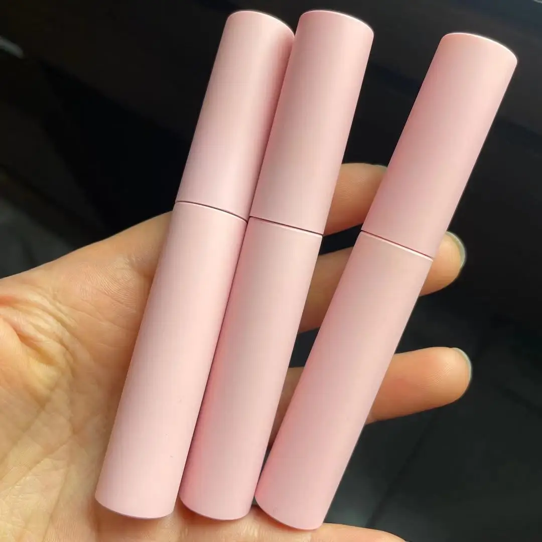 

5/10/30/50/100pcs 5ml 10ml Empty Lip gloss Tubes Matte Pink Cap Eyeliner Bottle Makeup lipgloss containers wholesale