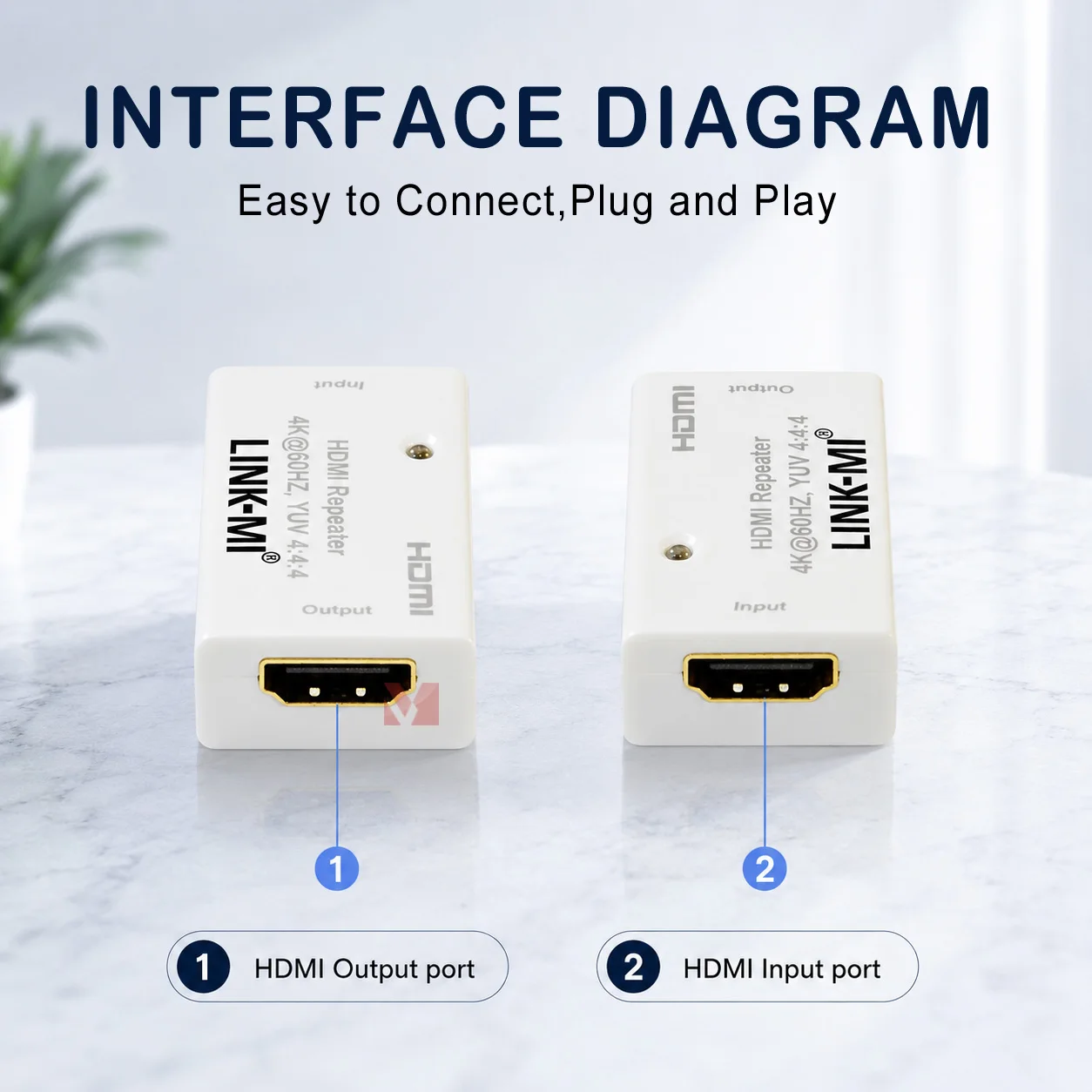 Фото Репитер HDMI 2.0 на 25 м, 4K 60 Гц, YUV 4:4:4; Репитер HDMI на 30 м, 4K при 30 Гц, поддержка 3D CEC №2