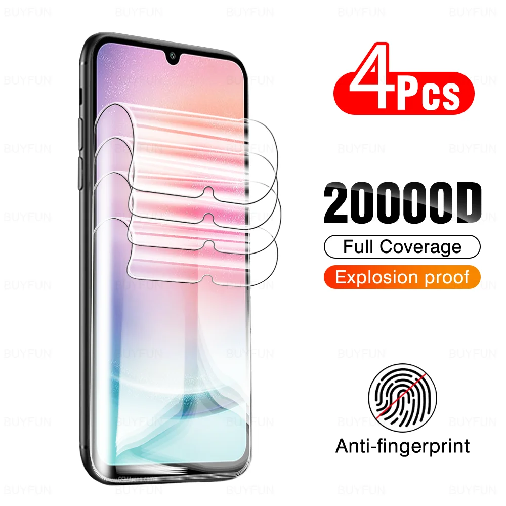 4 шт., Гидрогелевая пленка 2023 D, не стекло для Samsung Galaxy A24, 4G, защита для экрана Samsang A 24, 24A, GalaxyA24, SM-A245F 6,5, дюйма