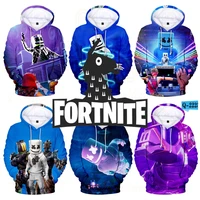 battles royale fortnite 3 to 14 years kids hoodies game 3d sweatshirt men and women cartoon jacket tops teen clothes