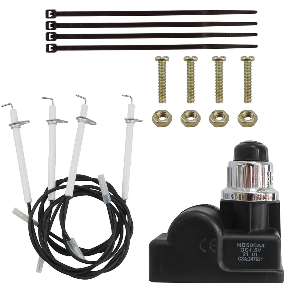 

Electric Ignition Kits For Blackstone 36 Inch Griddle Grill Ignition Kit Push Button Electronic Battery Outdoor Baking Parts