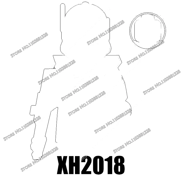 Фото X0350 Мини-фигурки, кирпичи, строительные блоки из фильмов, полный спектр продуктов XH2014 XH2015 XH2016 XH2017 XH2018, подарочные игрушки №5