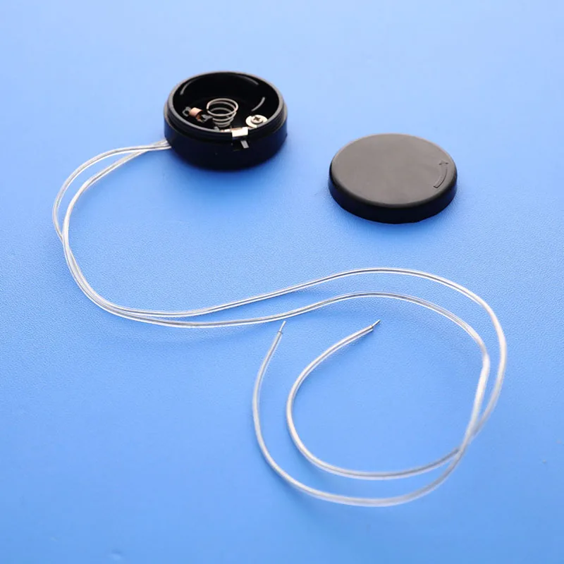 

1Pcs CR2032 Coin Button Cell Case Button Holder Box Battery Storage Container with ON/OFF Switch Leads