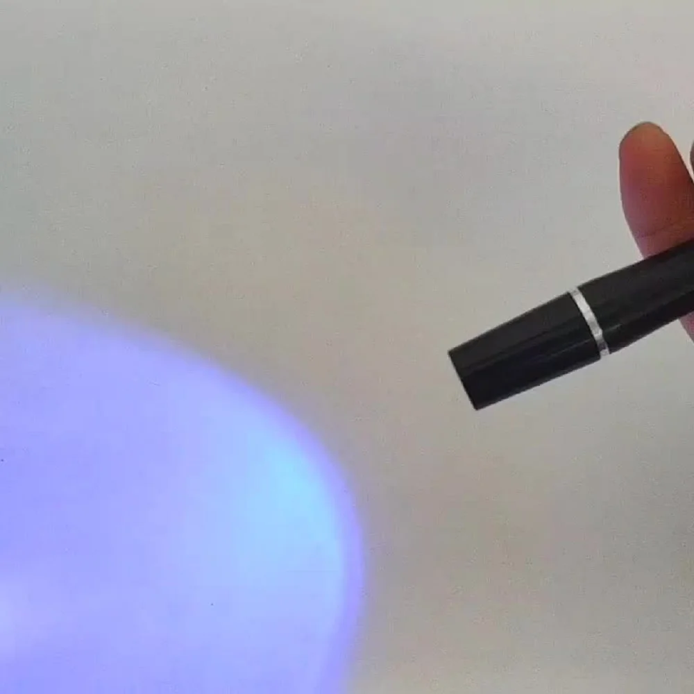 Портативный мини-фонарик 395 нм СВЕТОДИОДНЫЙ УФ-фонарик сильный переключатель