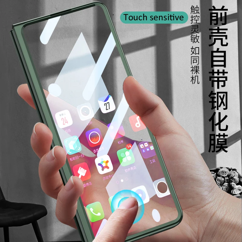 GKK S Pen Slot Чехол для ручки Samsung Galaxy Z Fold 6 5 4 закаленное стекло Прозрачный держатель с