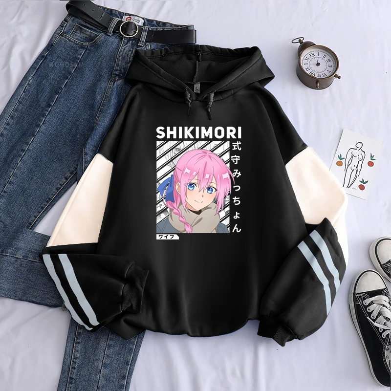 Толстовки Kawaii Shikimori's Not Just a Cutie из аниме уличная одежда в стиле эстетических