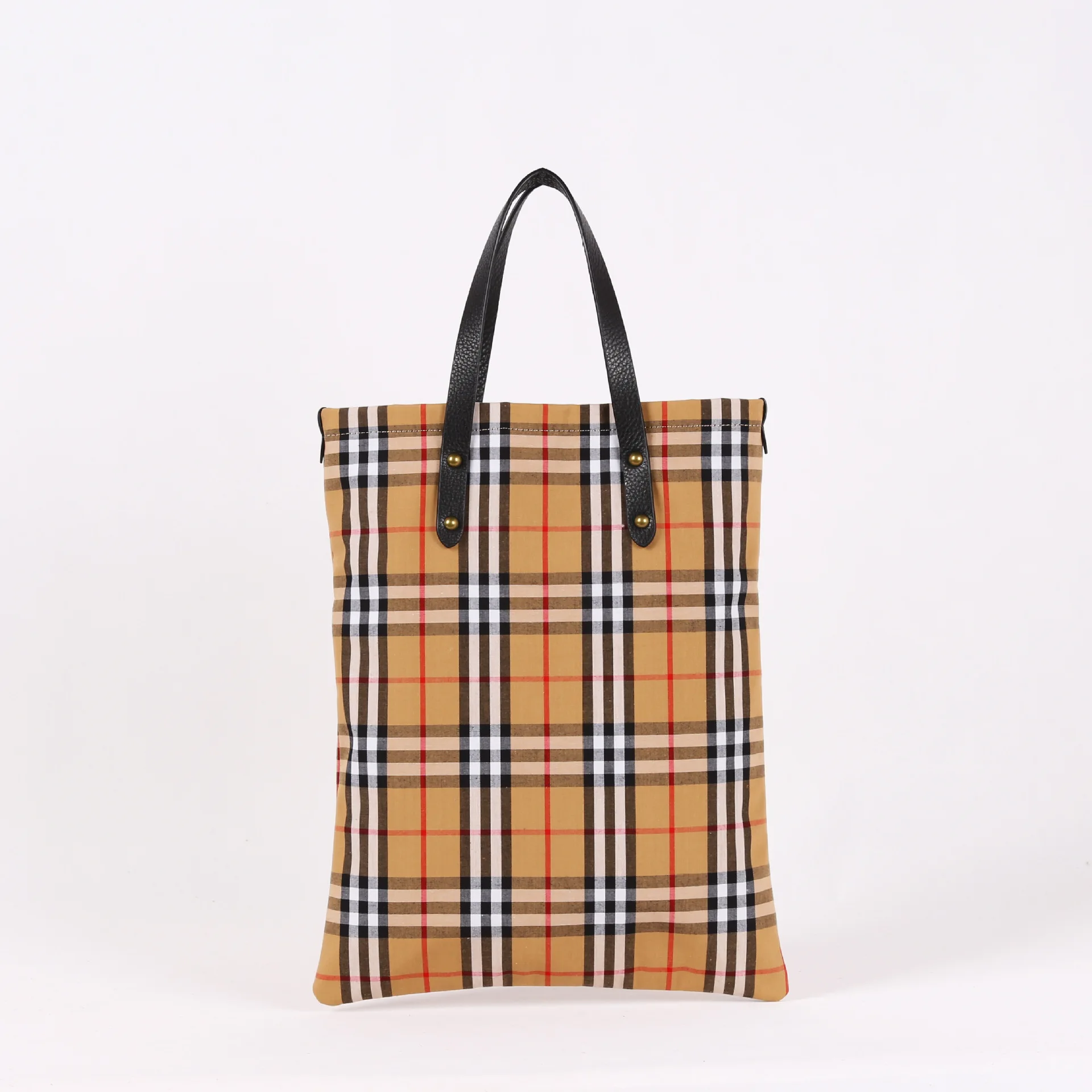 

2022 Классическая винтажная красная хлопковая клетчатая сумка через плечо для мамы