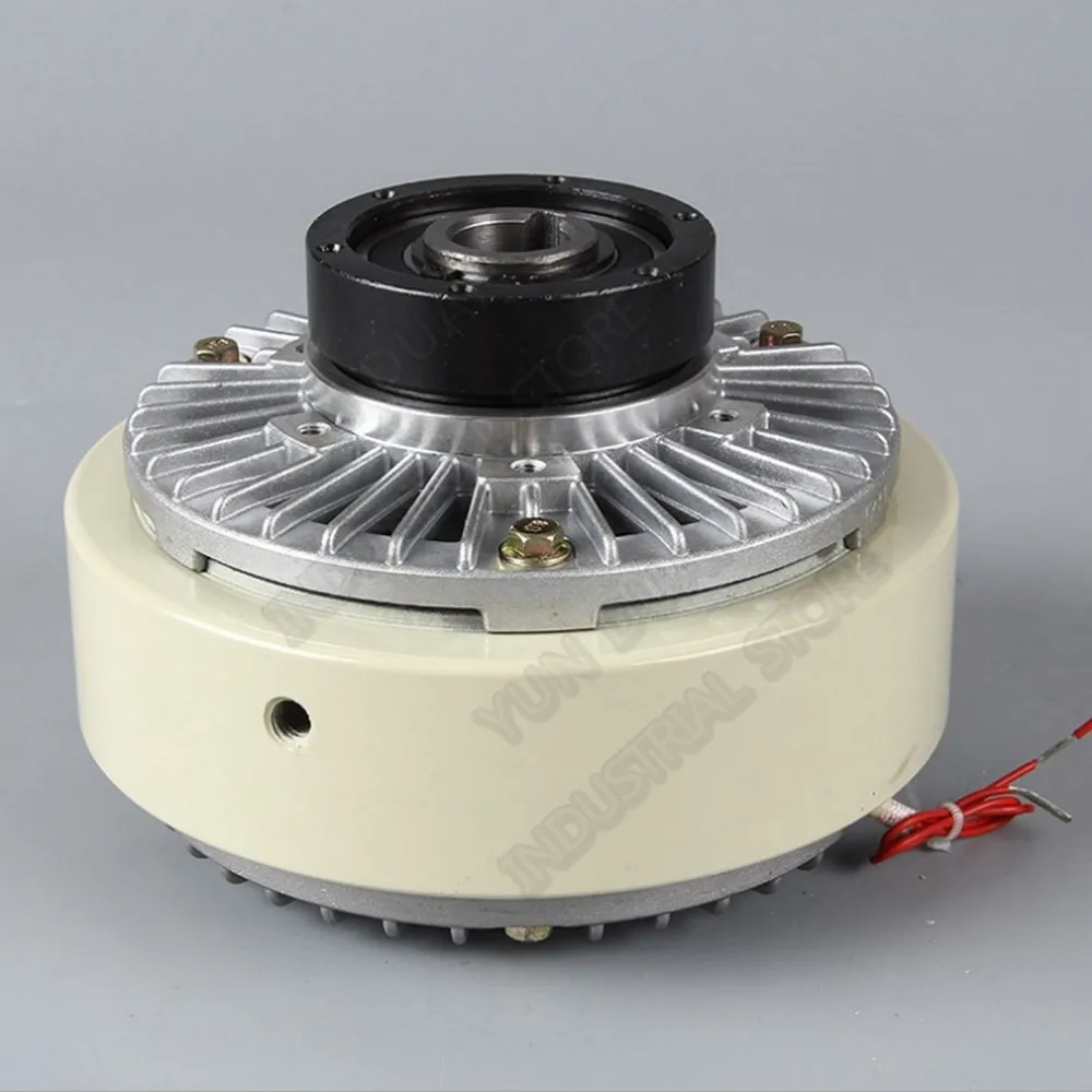 50Nm 5kg DC24V Hohlwelle Magnetische Pulver Kupplung Wicklung Bremse für Spannung Control Absacken Druck Verpackung Färben Maschine