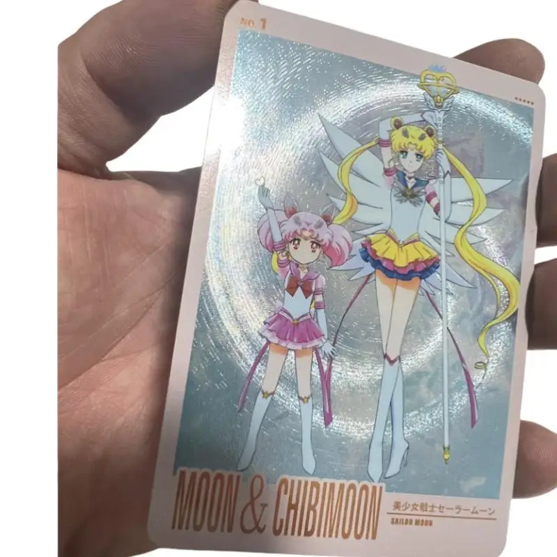 Сейлор Мун флэш-карта Усаги Цукино Мизуно Ami Kino Макото DIY грубый мерцающий 5 шт.