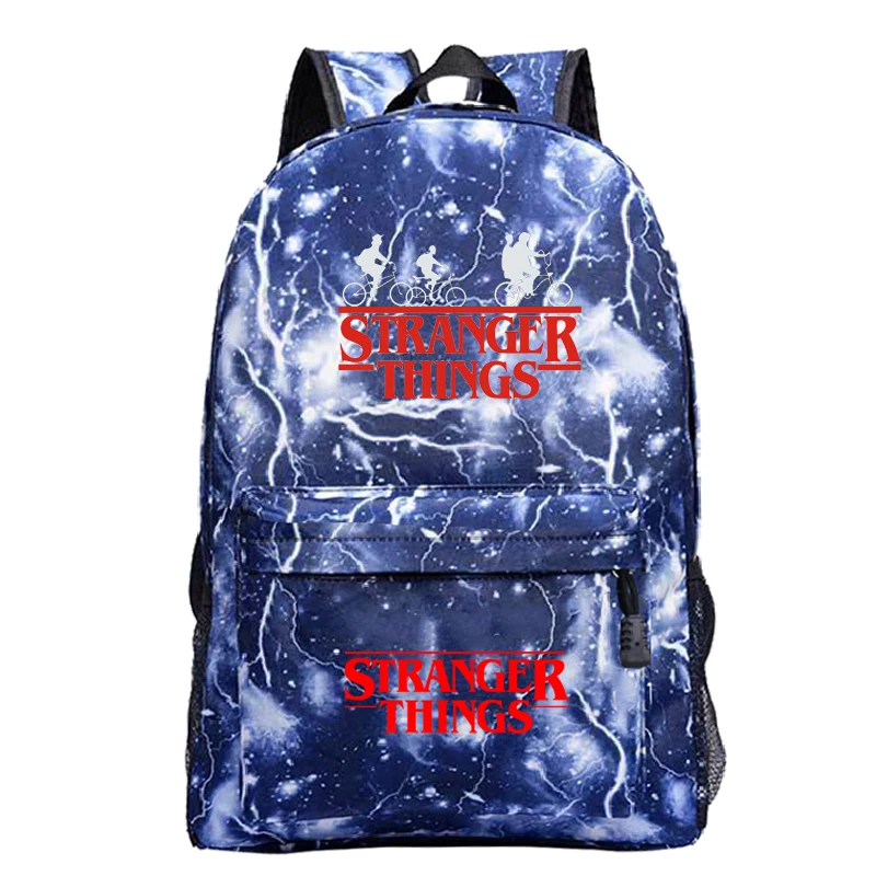 

Stranger Things Bag Pack Kids School Bags Zipper Rucksack Teenager Boys Girls Bookbag Stranger Things Backpack Travel Mochilas