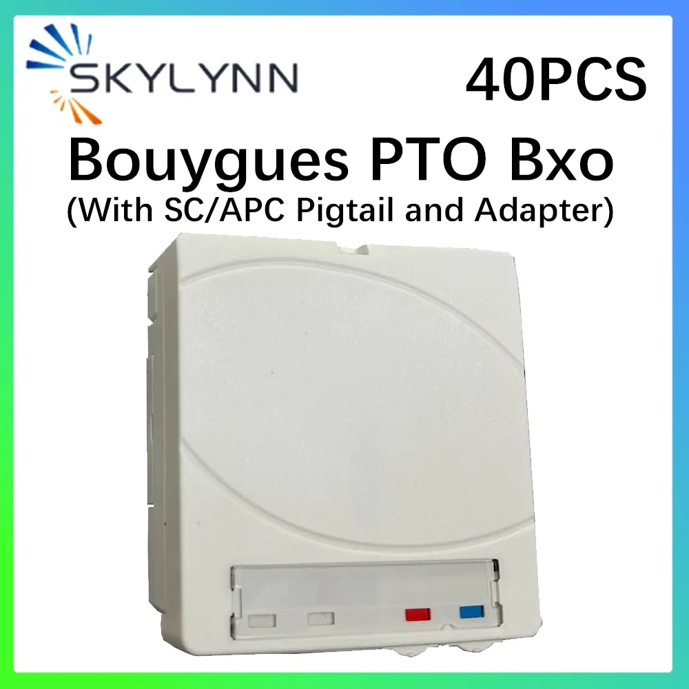 OEM Франция 1Fo Bouygues PTO Box Волоконно-оптическая розетка с полной загрузкой косичкой