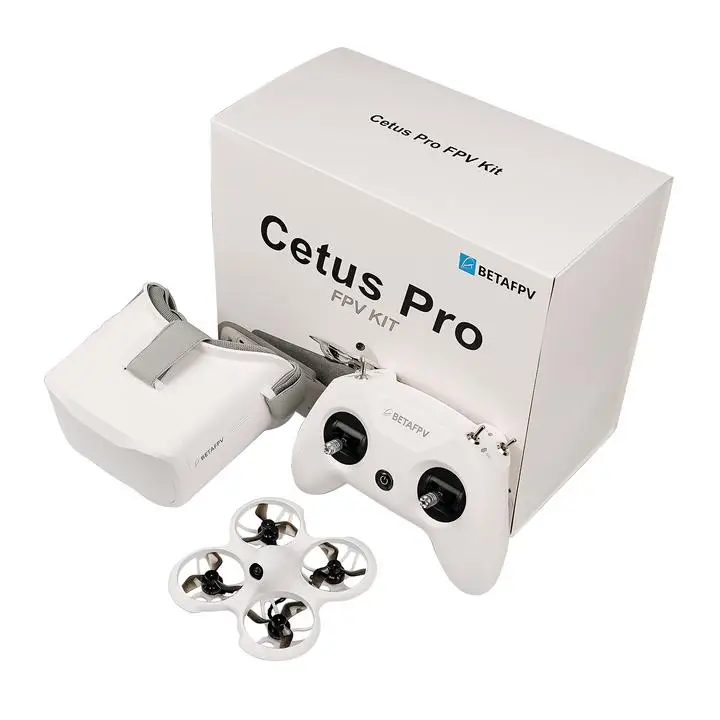 

BETAFPV Cetus Pro FPV Kit 1S 800TVL бесщеточный FPV-Дрон, бирдио 2 SE радиопередатчик VR02 FPV очки для FPV нового пилота