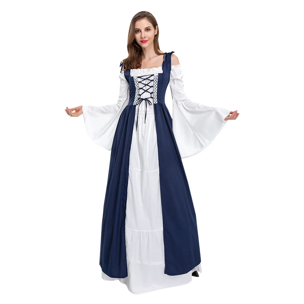 

Женский костюм для косплея Средневековья, костюм для вечеринки в викторианском стиле, карнавальный костюм на Хэллоуин