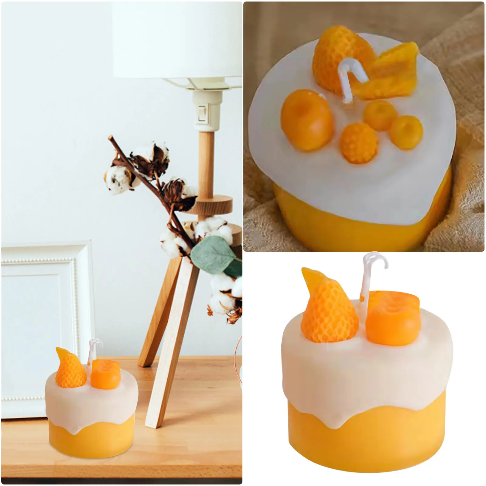 

Новинка 2022, ароматерапия, свечи ручной работы из соевого воска, десерт, Рождественская елка, торт, медведь, вечеринка, новый аромат, одиннадц...