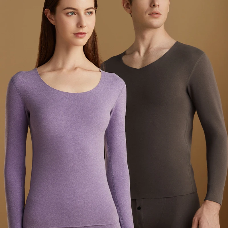 Thermal Underwear Women Winter Clothes 2022 Seamless Thick Winter Warm Lingerie Men Thermal Clothing Set  2 Pieces Long Johns