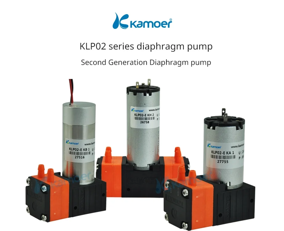 Фото Насос Kamoer KLP02 с одной головкой, с коллекторным/бесколлекторным двигателем постоянного тока 24В, высоконапорный, малошумный, самовсасывающий, 12В, диафрагменный насос №4