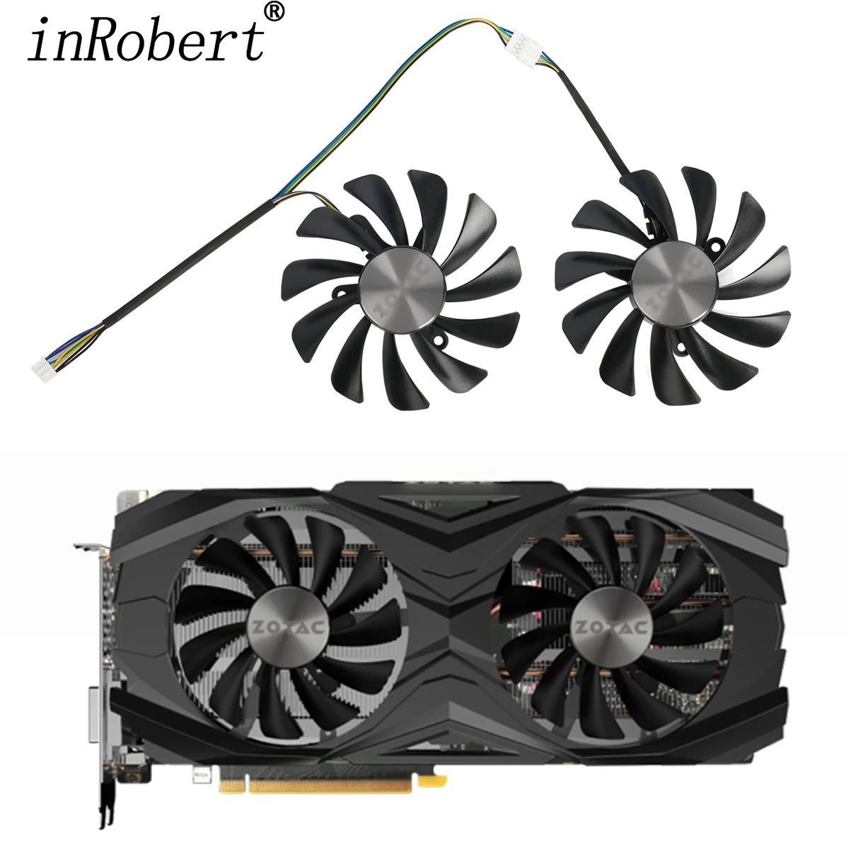 95 мм, GAA8S2U, GTX1080Ti, запасная деталь для ZOTAC GeForce GTX 1080 Ti, редактирование охлаждающий вентилятор GPU, охлаждение графической карты