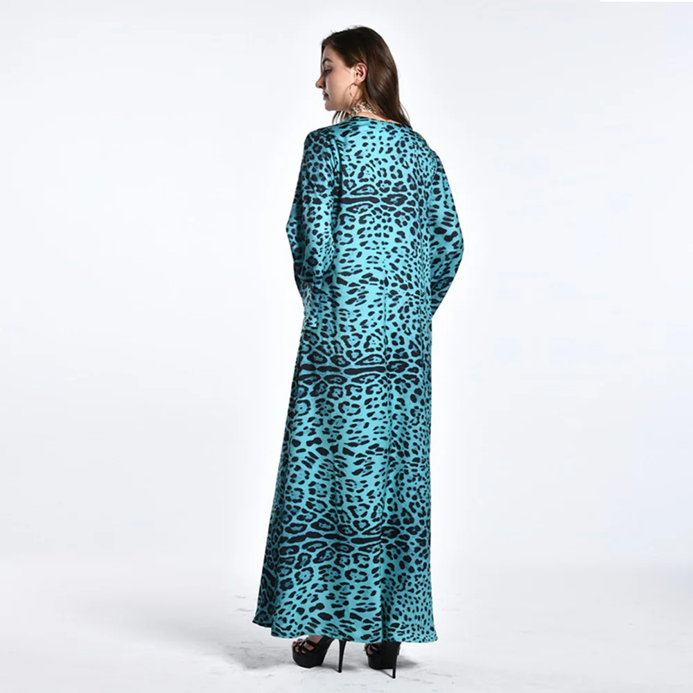 Arabian Kaftan Muslim Dress Abaya for Women Dubai Turkish 2022 New Marocain Style Caftan Large African Dress