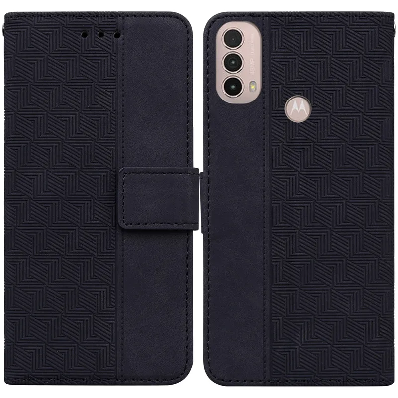 E20 Leather Case For Motorola Moto E20 E30 E40 Power Magnetic Flip Wallet Case Cover For MotoE20 MotoE30 MotoE40 Phone Cases