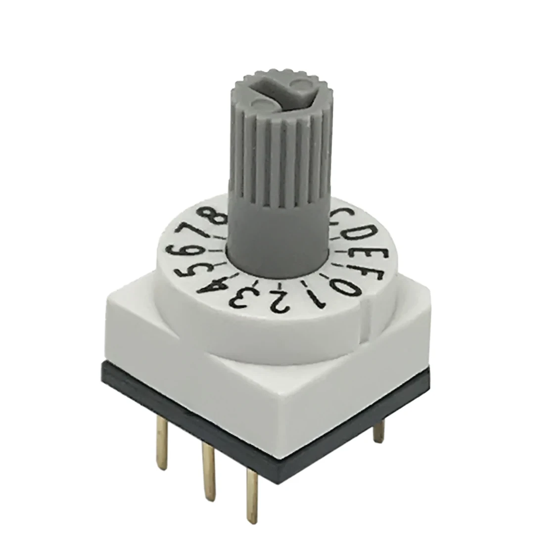 Качественный поворотный переключатель с кодировкой DIP 10*10 прямой контакт 0-F