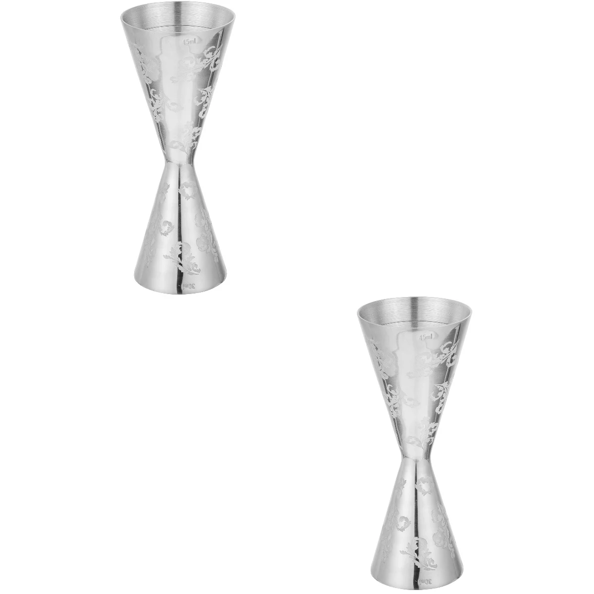 

2 Stainless Steel Double Jigger Measuring Device (1oz/2oz)
