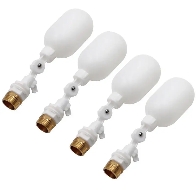 

4Pcs Adjustable Mini Plastic Float Valve Ball Automatic Aquarium Control Safety Check Switch Automatic Water Floating Valve