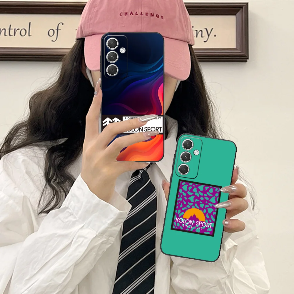 Чехол для мобильного телефона K-Kolon Sport Samsung Galaxy S24 S23 S22 S21 S20 S10 S9 Plus FE Ultra Lite черный