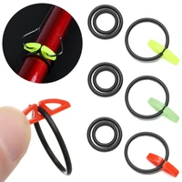 portable jig hooks bait lure accessories 3 rubber rings fishing gear safe hanger lures holders hook secure holder