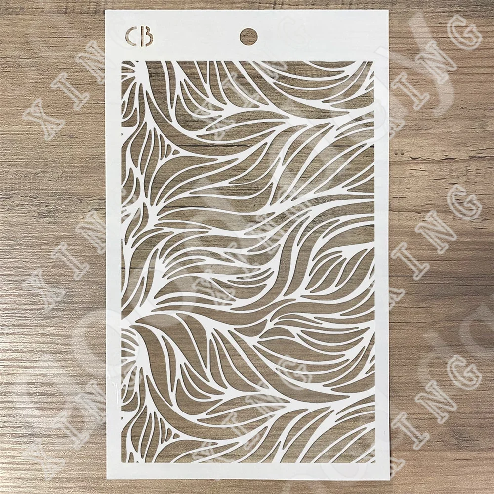 

Waves 2022 New Diy Layering Stencils Wall Painting Scrapbook Coloring Embossing Album Decorative Paper Card Template
