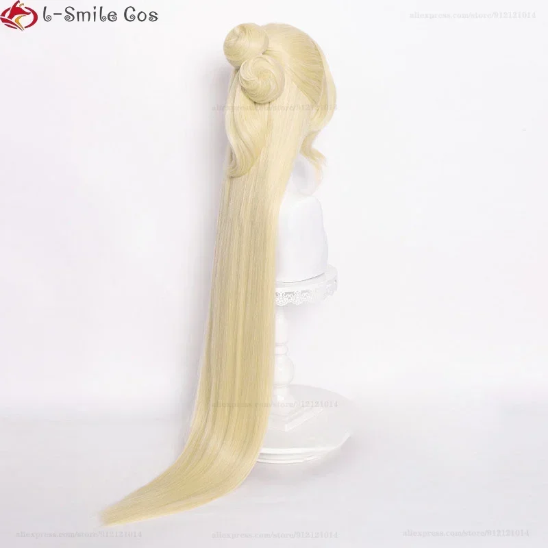 Genshin Impact Fair Lady Косплей Парик Rosalyne-Kruzchka Lohefalter La Signora Парики Светло-золотые длинные