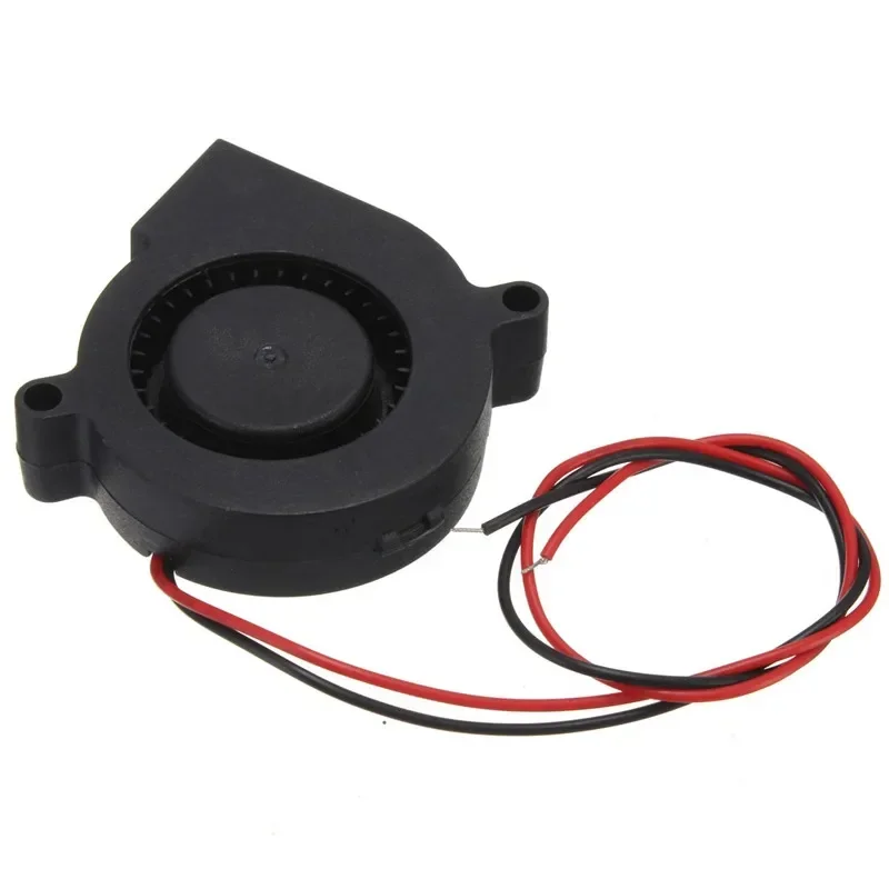 Prusa I3 MK3 Super Silent 5015 Double Ball Fan Blow Radial Cooling Hydraulic Sleeve Bearing Front Cooler Radiator DC 5V