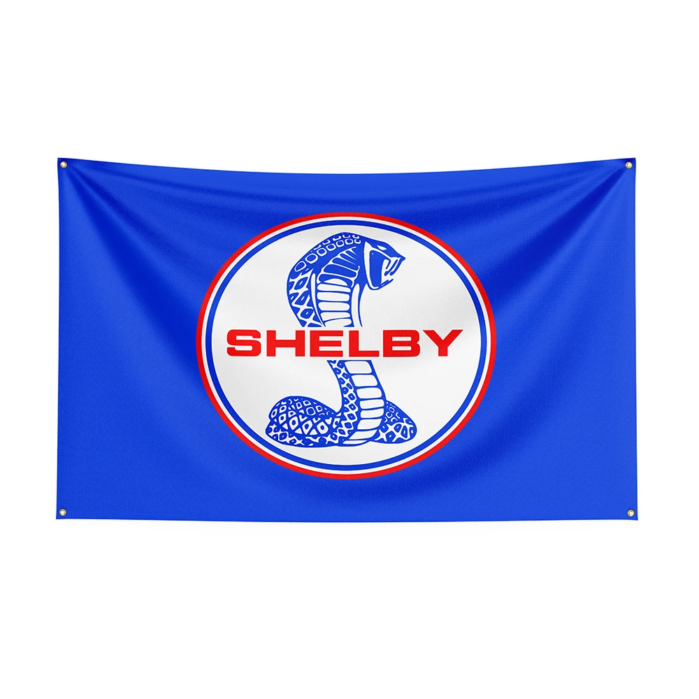 

90x50cm Shelbys Flag Polyester Printed Racing Car Banner For Decor ft Flag Decor,flag Decoration Banner Flag Banner