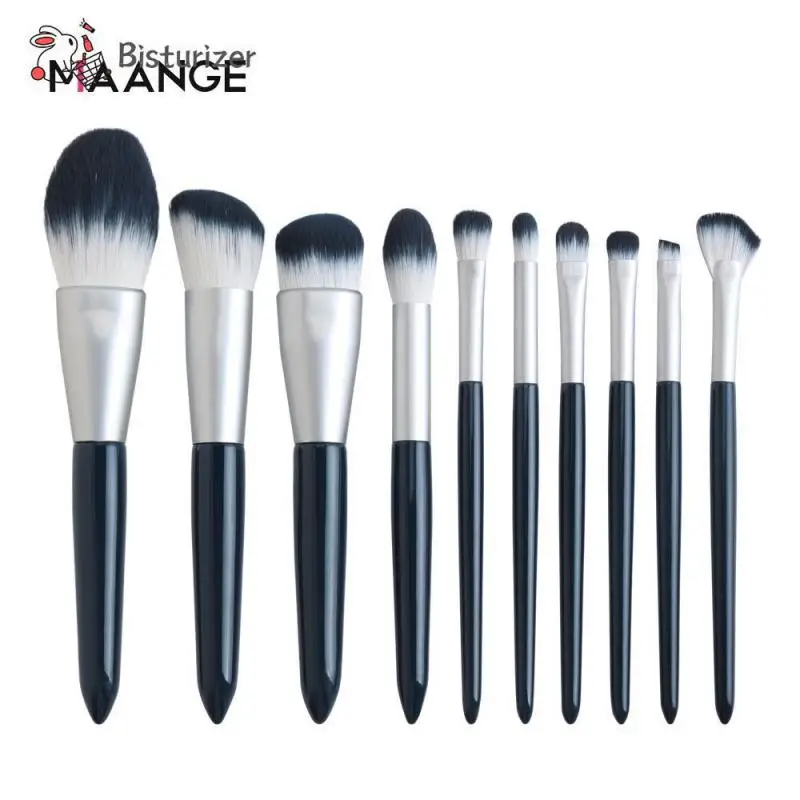 

/Набор кистей для макияжа, набор кистей для растушевки теней для век, основы, пудры, консилера, с сумкой, косметические инструменты